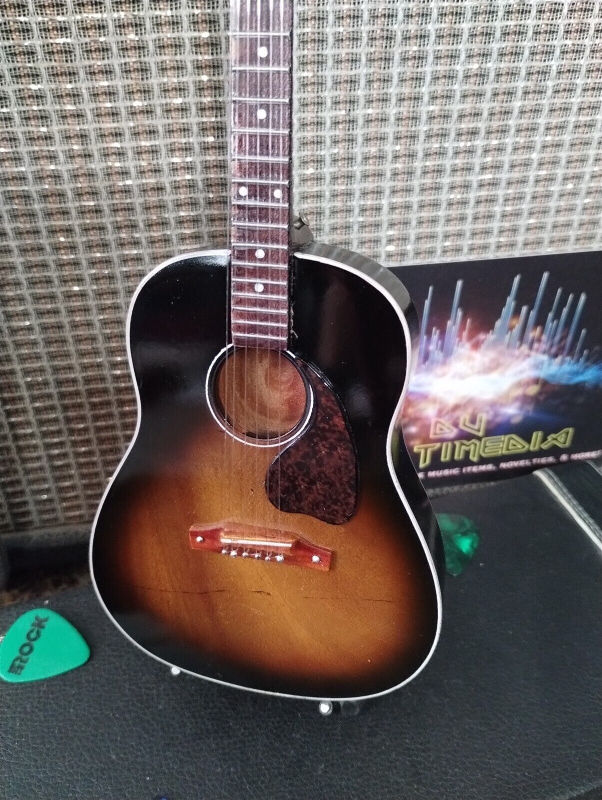GIBSON J-145 Vintage Sunburst 1:4 Scale Replica Guitar ~Axe Heaven~