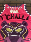 BLACK/PINK PANTHER - T'Challa Headgear Classics Basketball Jersey ~Never Worn~ M