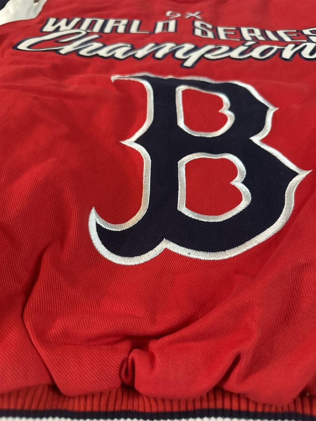 BOSTON RED SOX G-III 9X World Series Varsity Jacket~Never Worn~S L