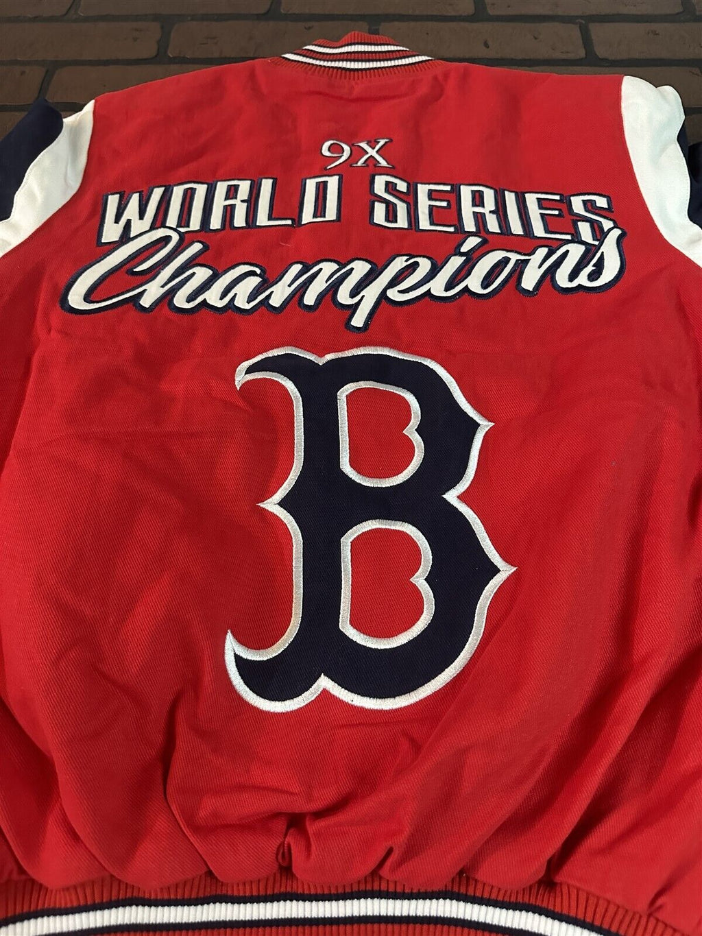 BOSTON RED SOX G-III 9X World Series Varsity Jacket~Never Worn~S L