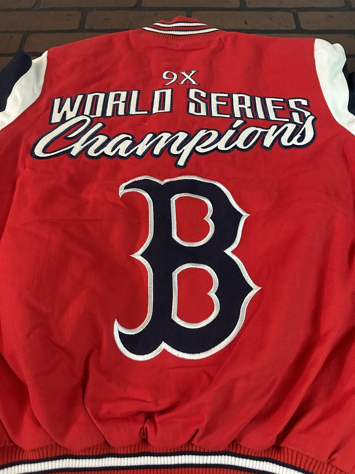 BOSTON RED SOX G-III 9X World Series Varsity Jacket~Never Worn~S L