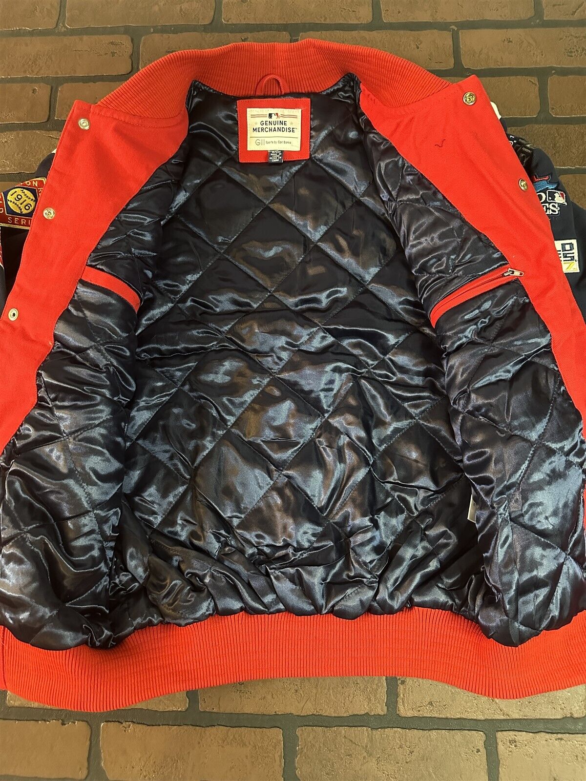 BOSTON RED SOX G-III 9X World Series Varsity Jacket~Never Worn~S L
