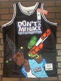 DON'T BE A MENACE Loc Dog Headgear Classics Basketball Jersey ~Never Worn~ 2XL