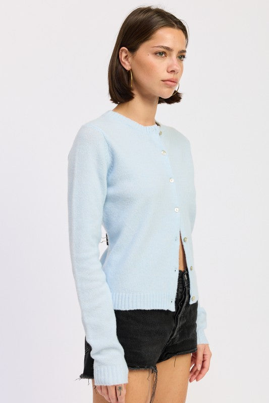 Emory Park Fitted Button Up Cardigan