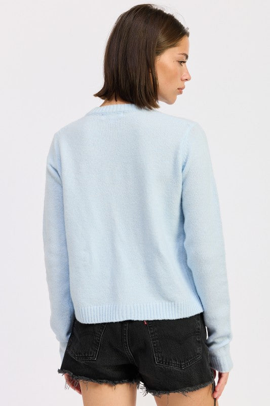 Emory Park Fitted Button Up Cardigan
