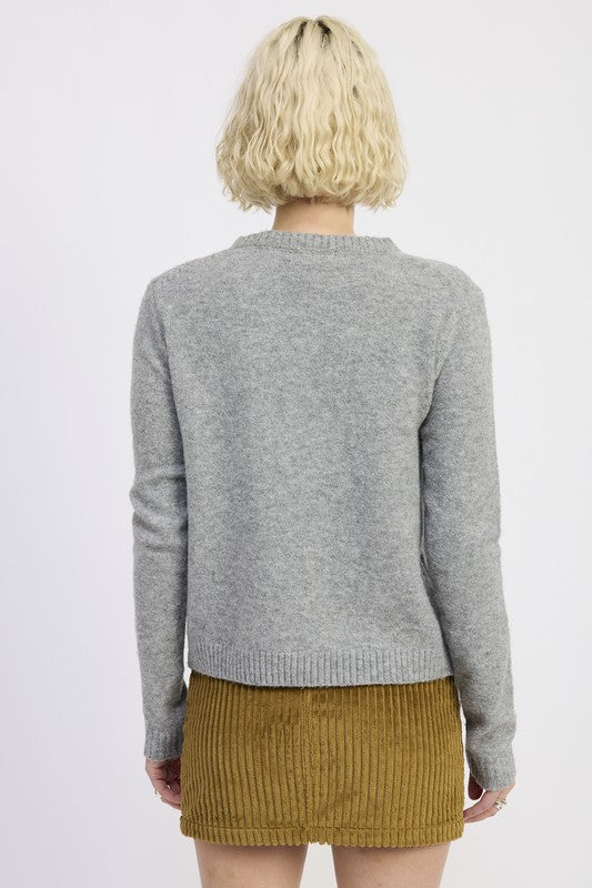 Emory Park Fitted Button Up Cardigan