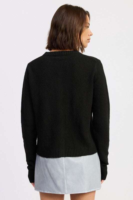 Emory Park Fitted Button Up Cardigan
