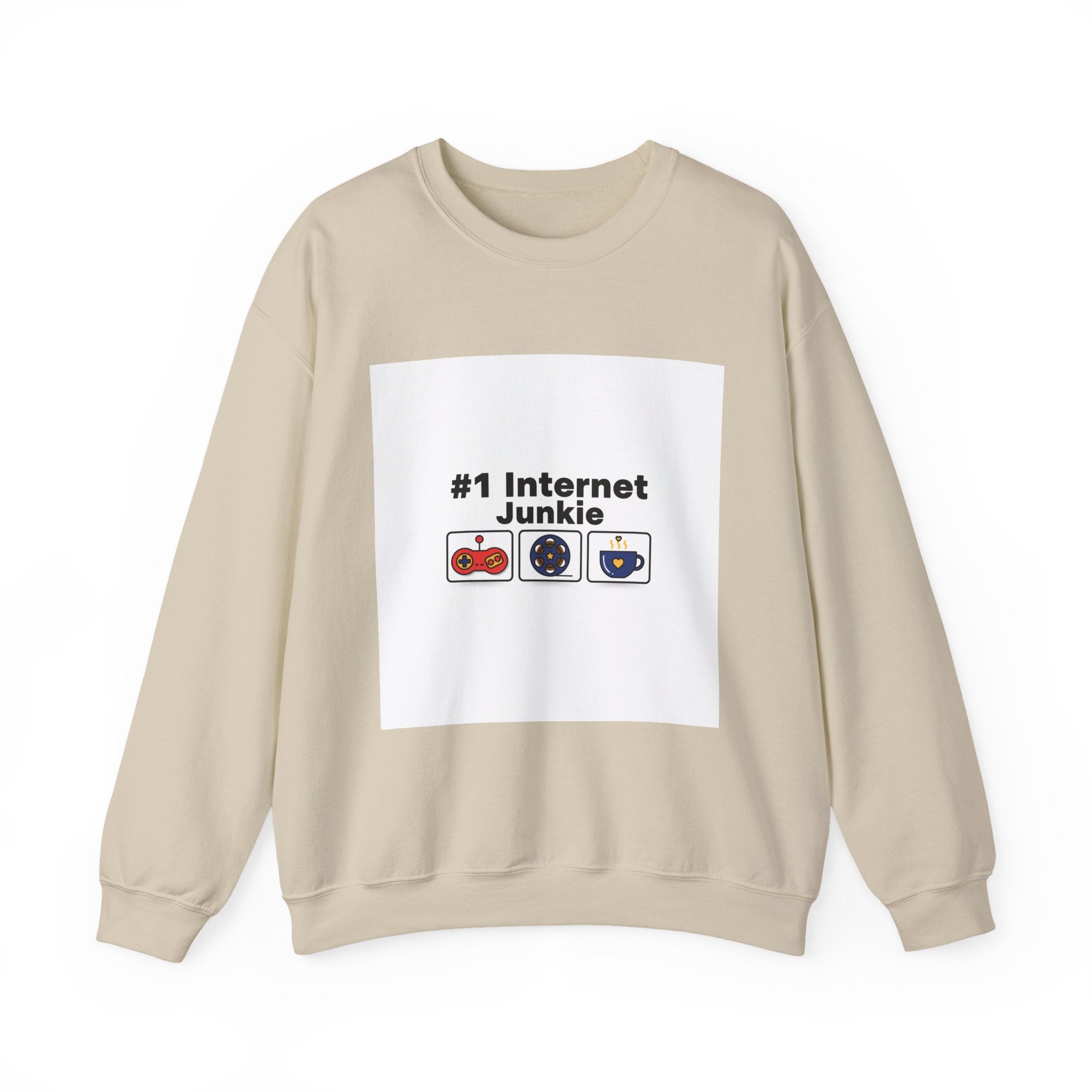 #1 Internet Junkie Sweatshirt | Top-List Ranking Graphic, List Lover Crew