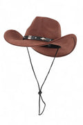 Faux Wool Felt Cowboy Hat