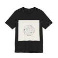 Botanical Doodle Circle Tee | hand drawn line drawing, sketch pattern