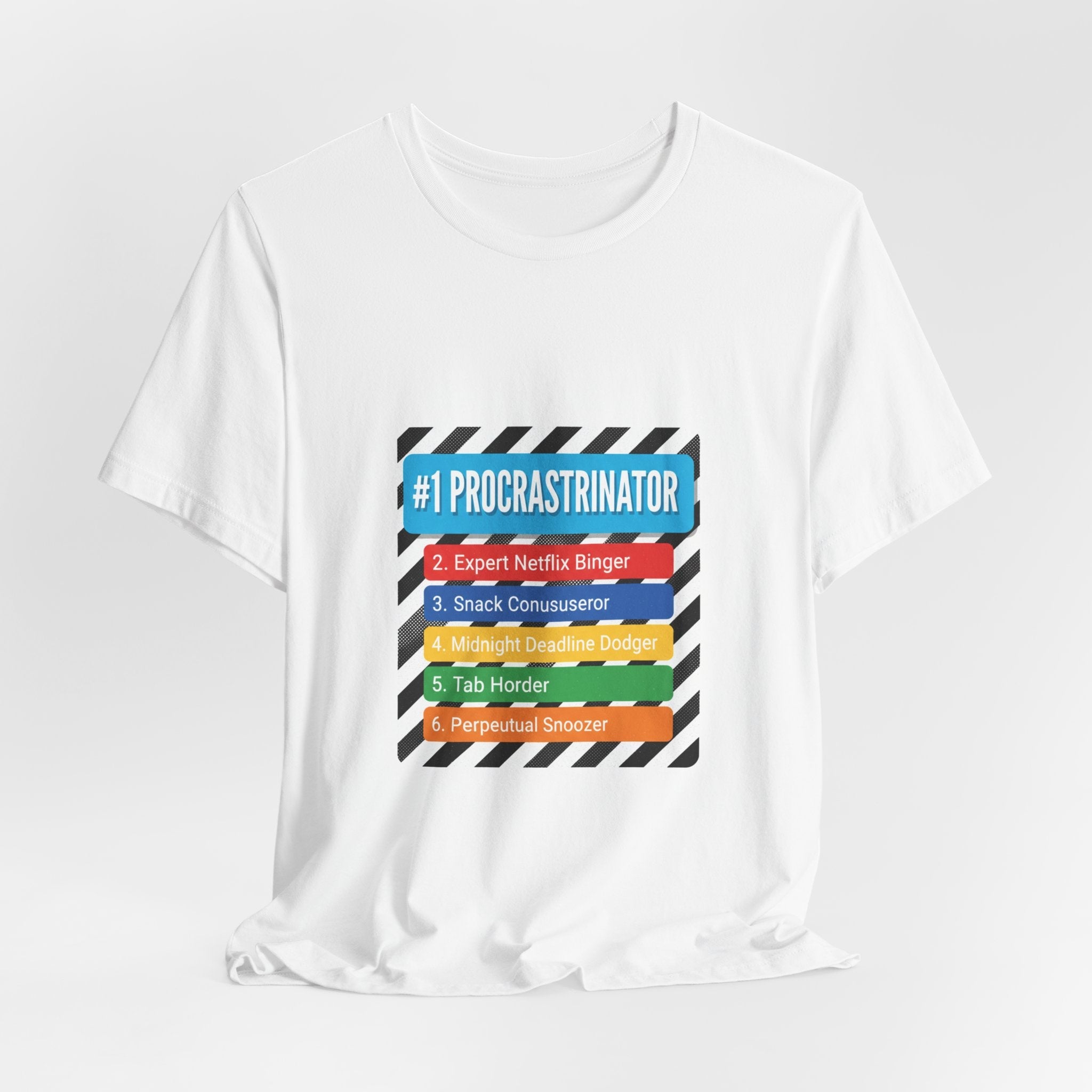 #1 Procrastinator Tee | Top-List Graphic, List Lover Shirt