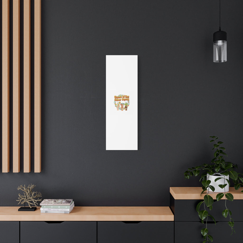 Cheers to Me Sober Squad Canvas | Dry January Mocktail Art