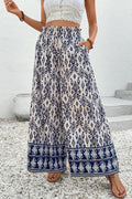 Giovanna Boho Pattern High Waist Wide Leg Loose Pa