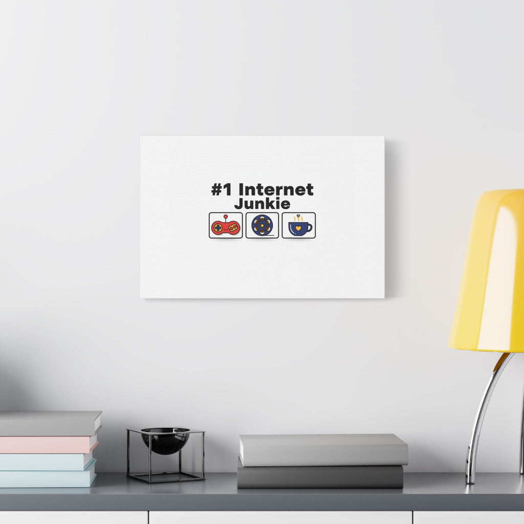 #1 Internet Junkie Matte Canvas | Top-List Ranking Poster