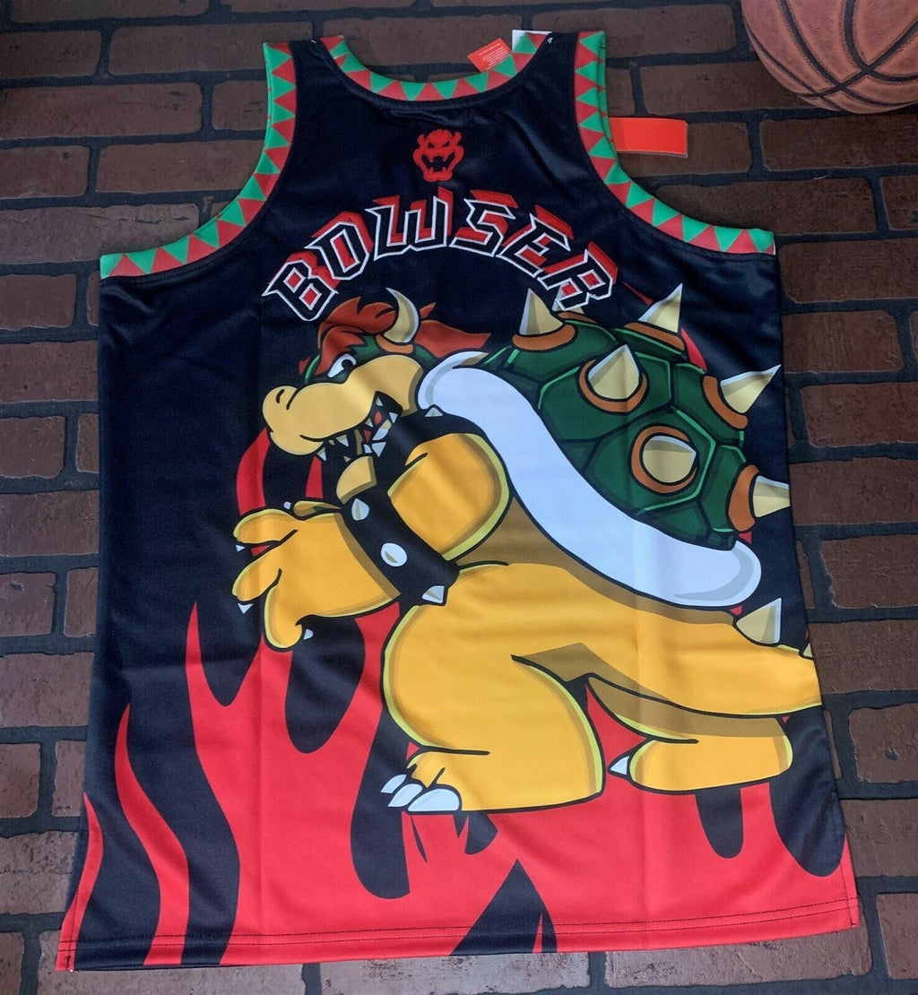 BOWSER CASTLE Headgear Classics Basketball Jersey ~Never Worn~ S M L XL