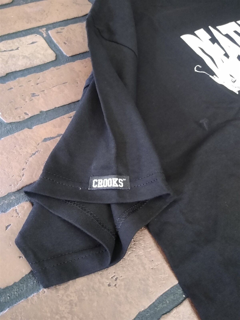 DEATH ROW RECORDS - Crooks & Castles Licensed Black T-shirt ~Never Worn~ XXL