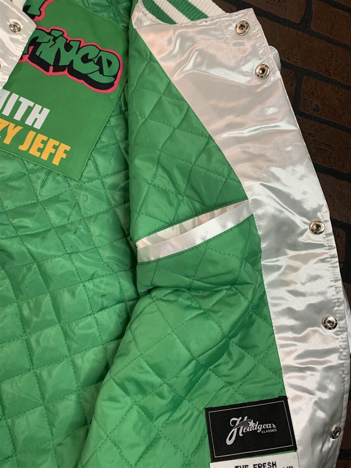 FRESH PRINCE OF BEL-AIR Headgear Classics White Streetwear Jacket~Never Worn~ XL