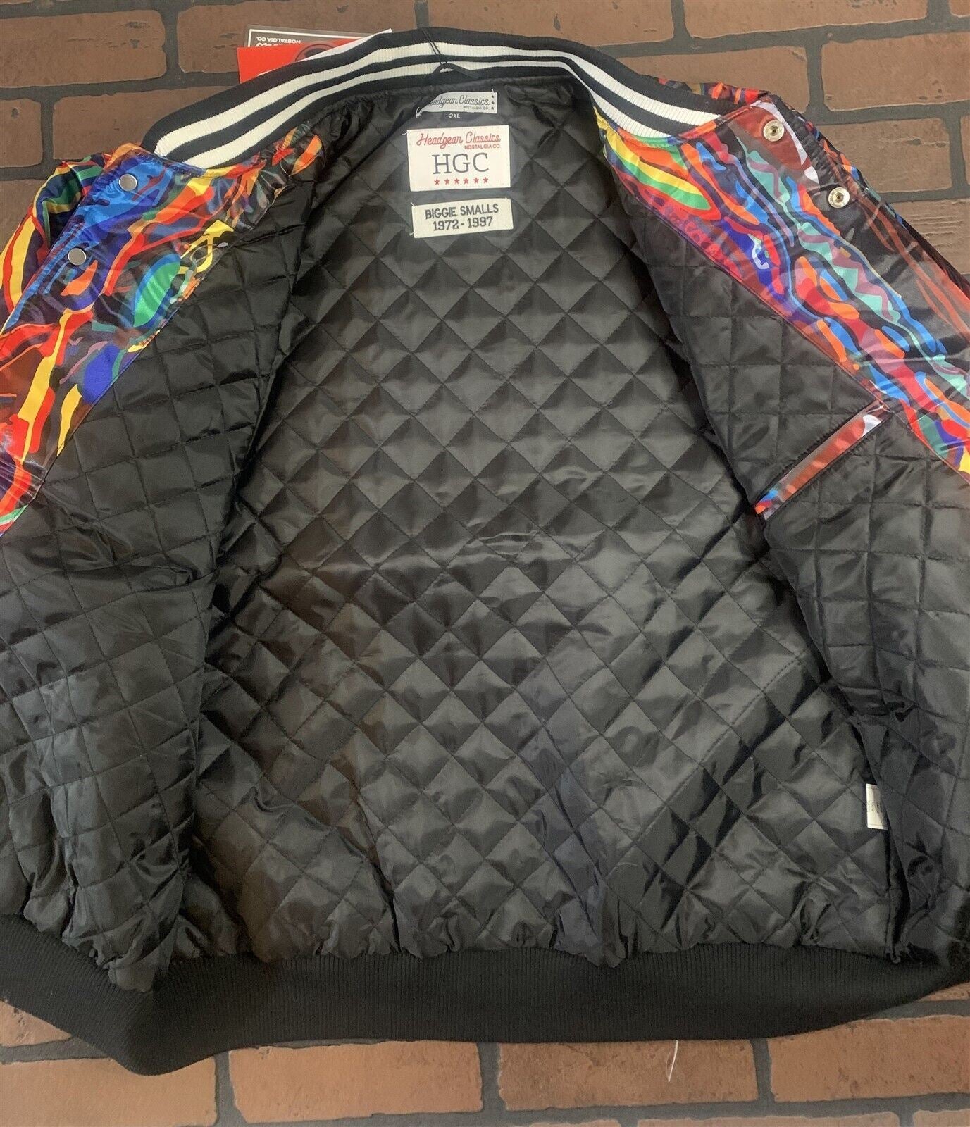 BAD BOY BIGGIE SMALLS Headgear Classics Streetwear Jacket~Never Worn~ M L XL 2XL