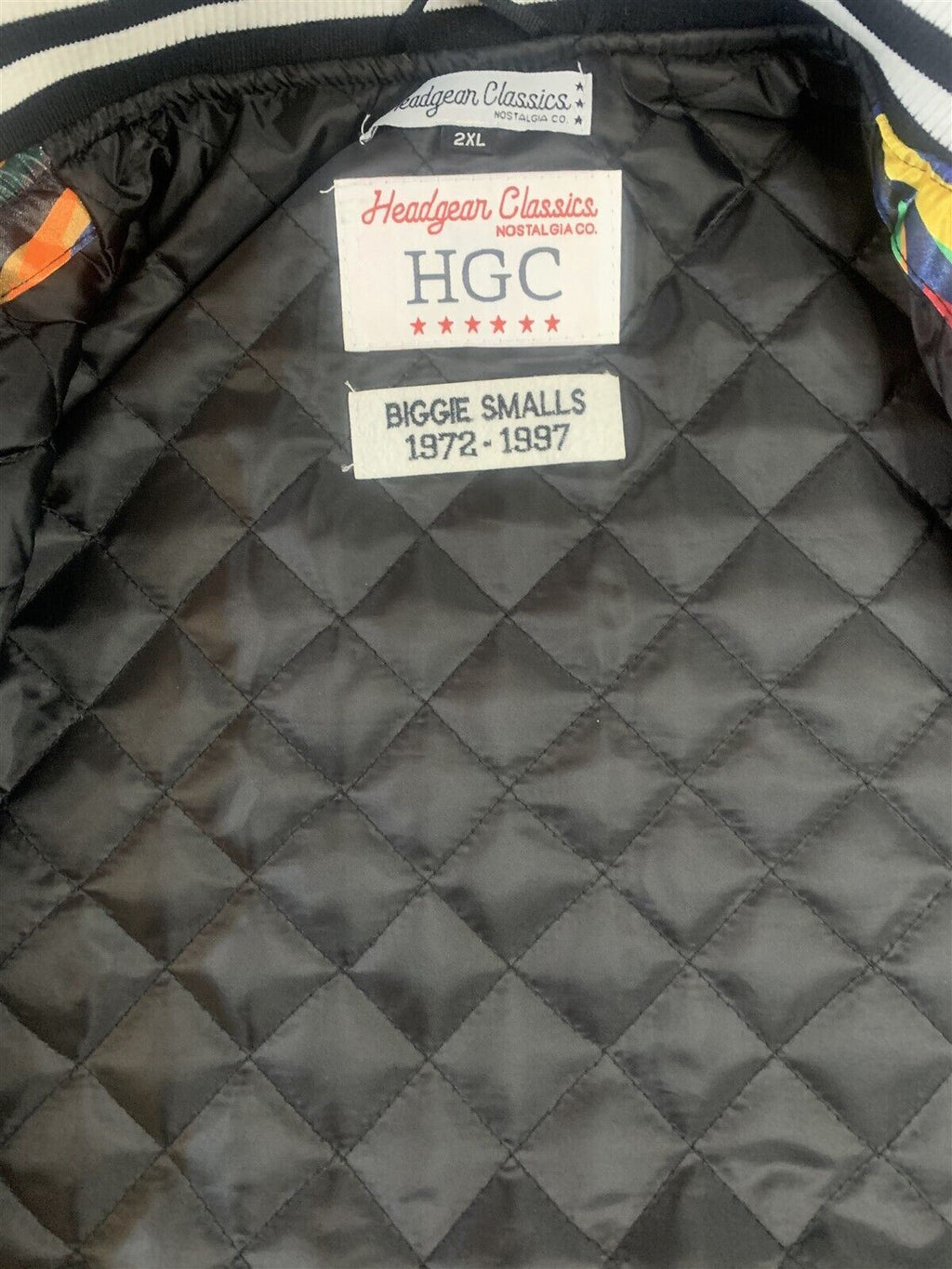 BAD BOY BIGGIE SMALLS Headgear Classics Streetwear Jacket~Never Worn~ M L XL 2XL