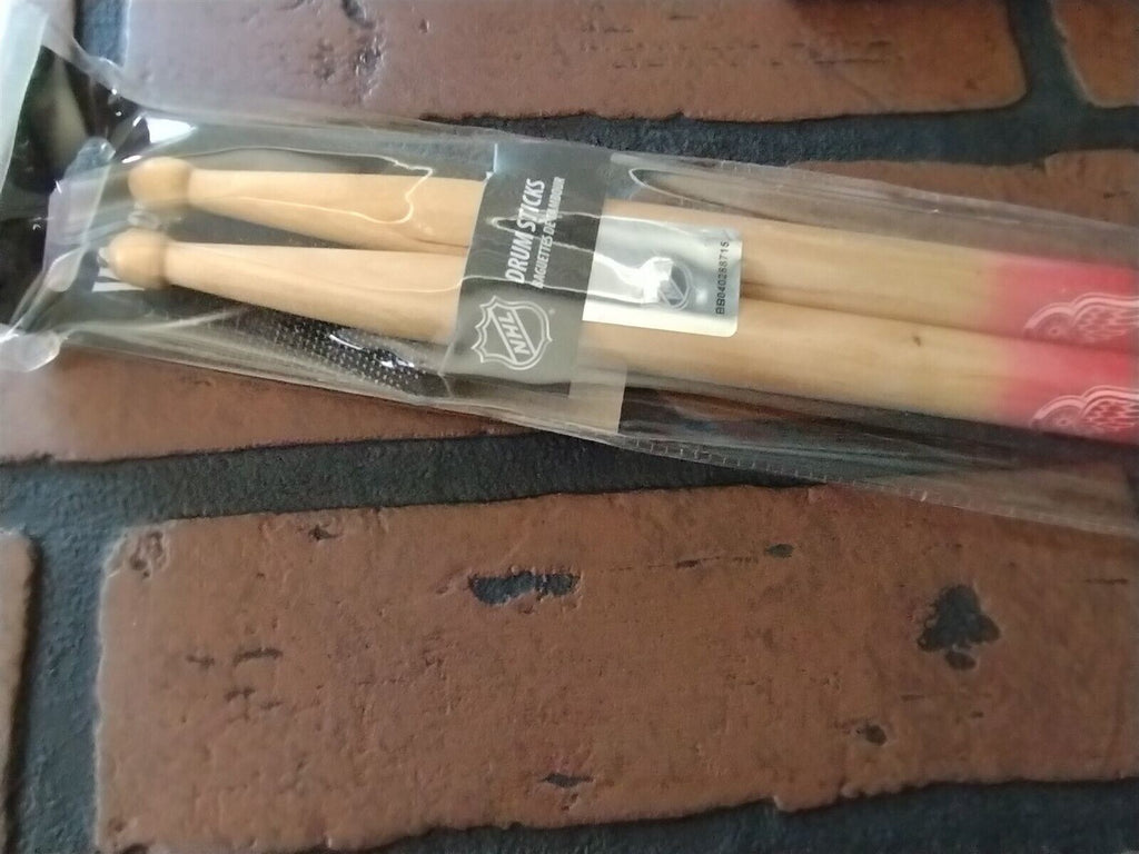 DETROIT RED WINGS Woodrow Unused Drumsticks ~Licensed~
