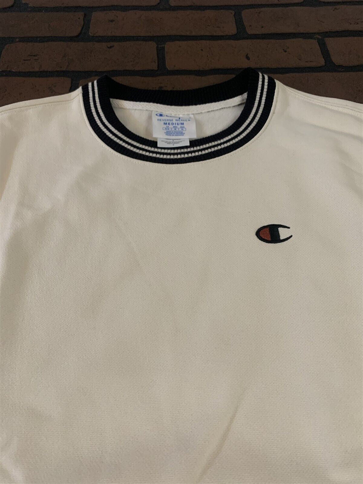 CHAMPION Cream Crew Neck~BRAND NEW~ S