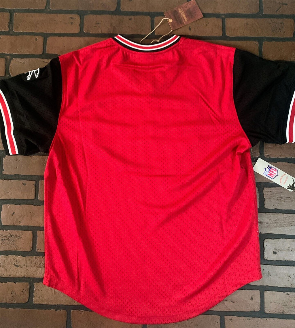 ATLANTA FALCONS Mitchell & Ness Football Jersey ~Never Worn~ L XL 2XL