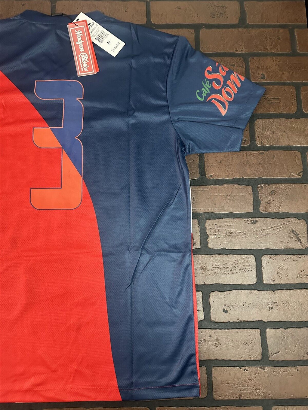 DOMINICAN REPUBLIC 1990 World Cup Team Headgear Classics Soccer Jersey ~New~