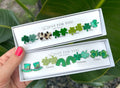 Boxes of St. Patricks Day Stud Earrings