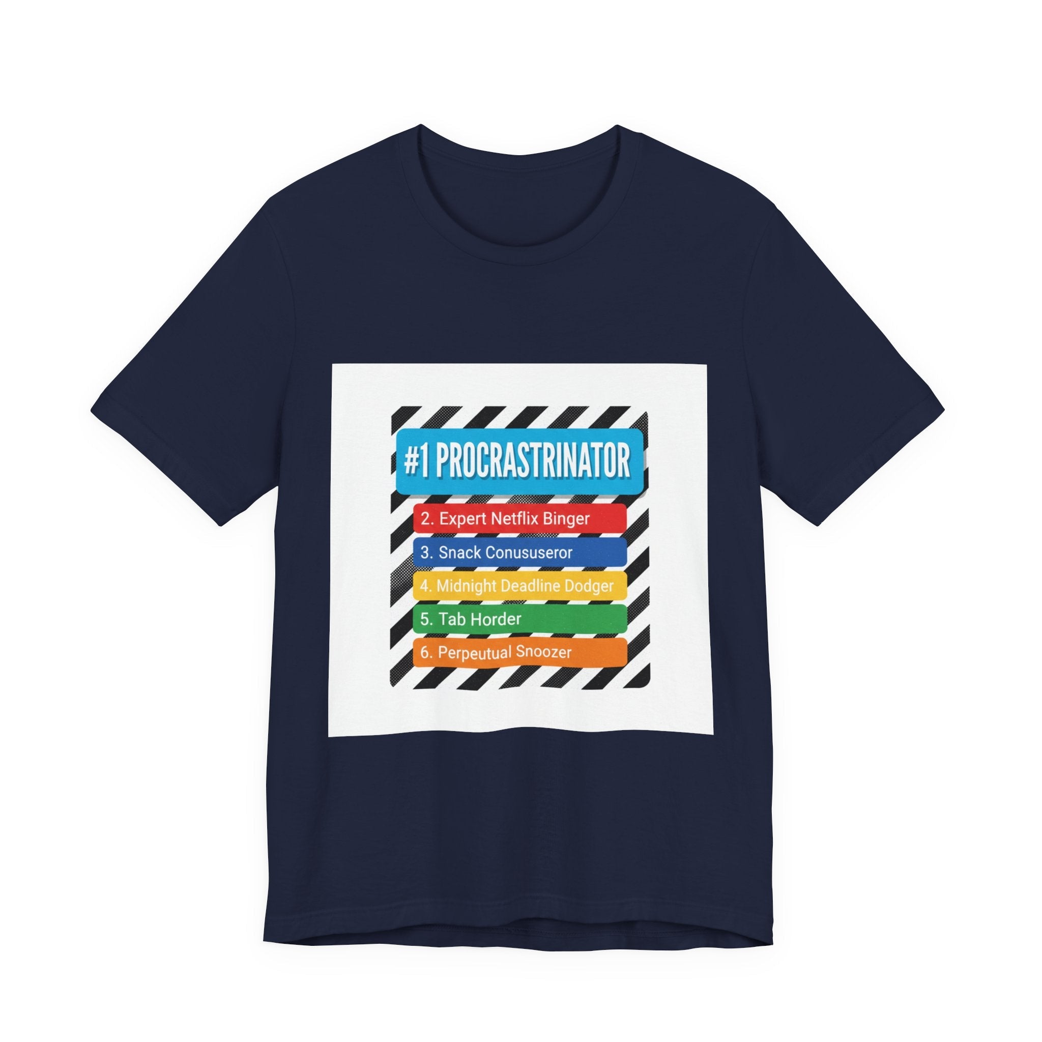 #1 Procrastinator Tee | Top-List Graphic, List Lover Shirt