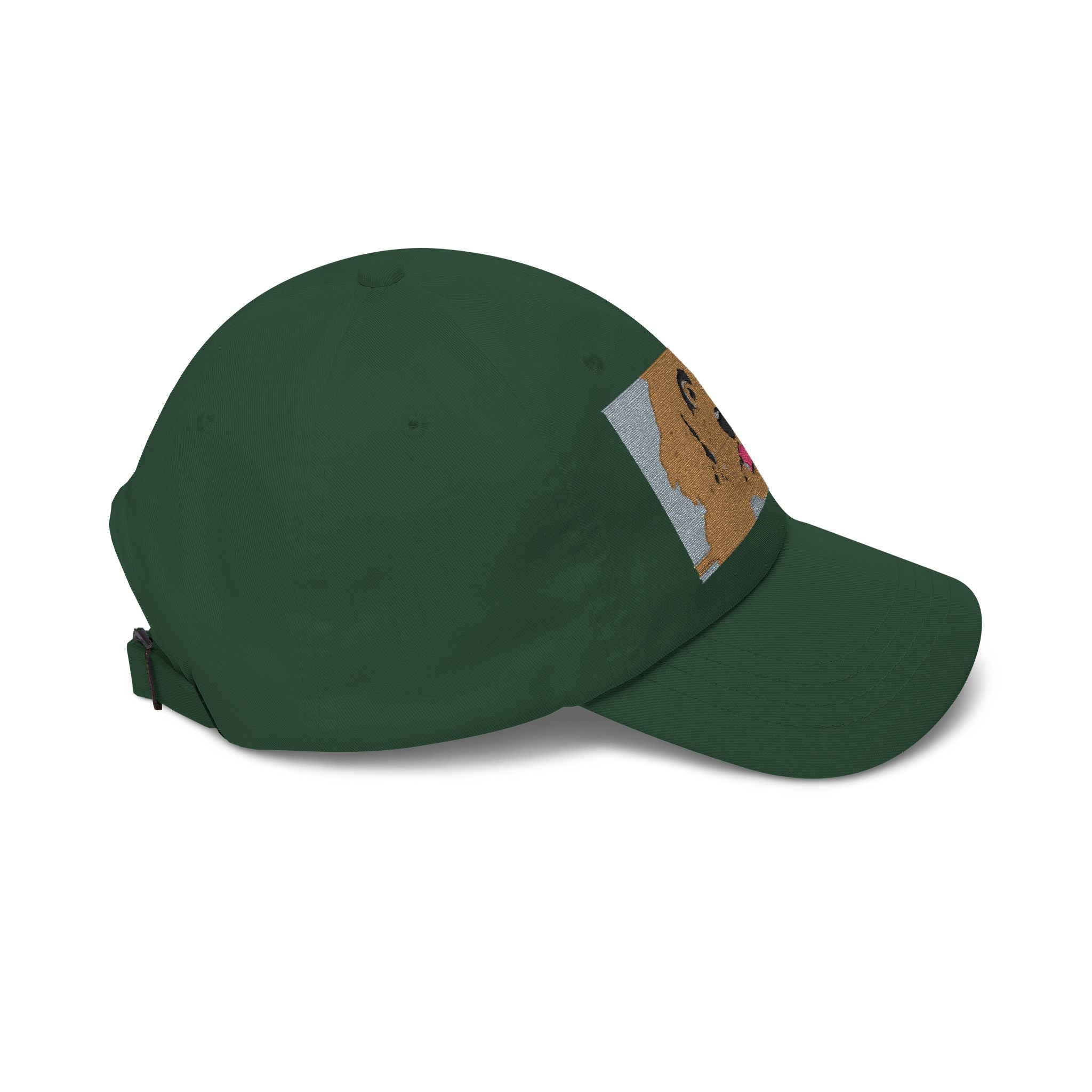 Dad Cap — Happy Golden Retriever Embroidered Patch Hat