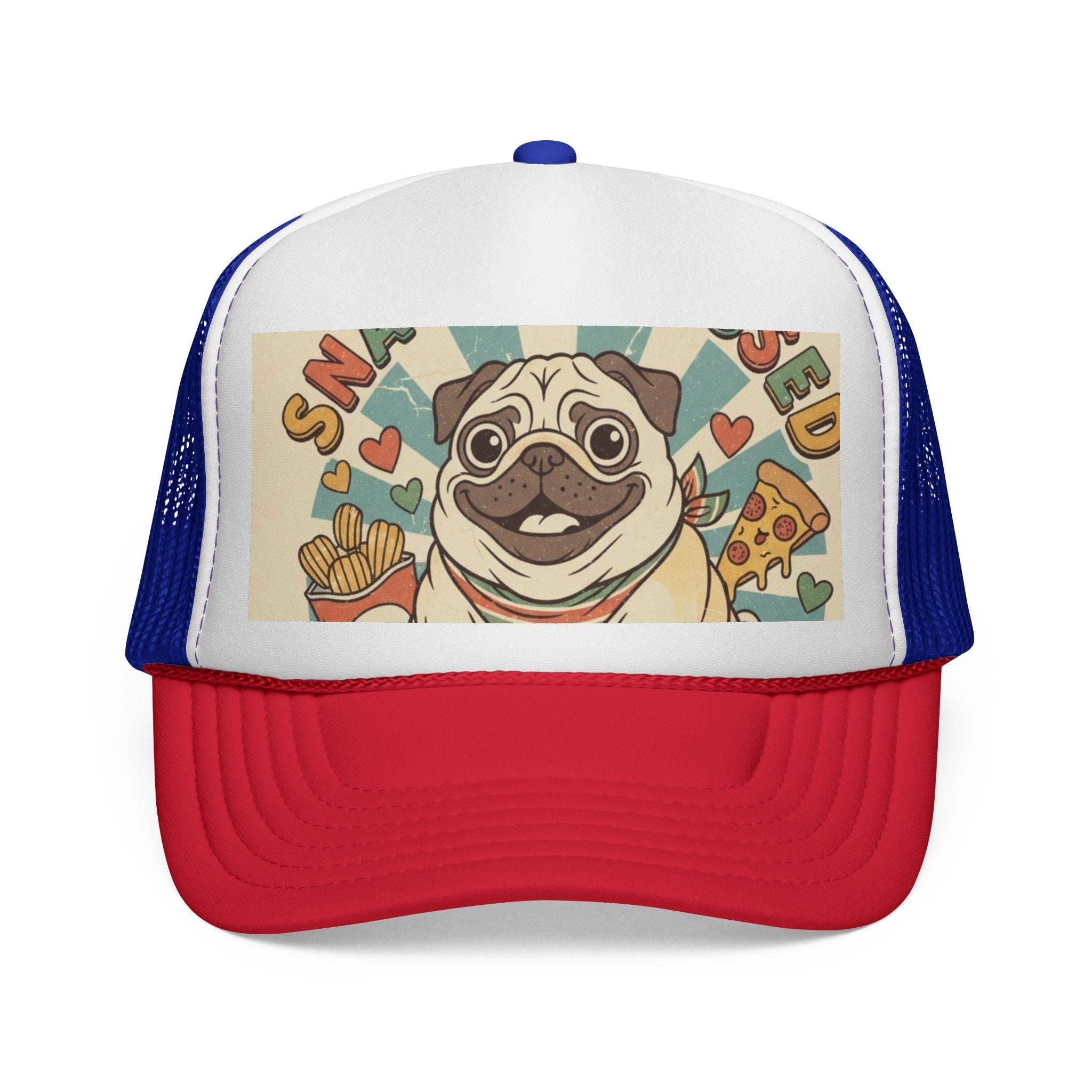 Funny Fat Dog Trucker Cap — Cute Chubby Dog Dad Hat