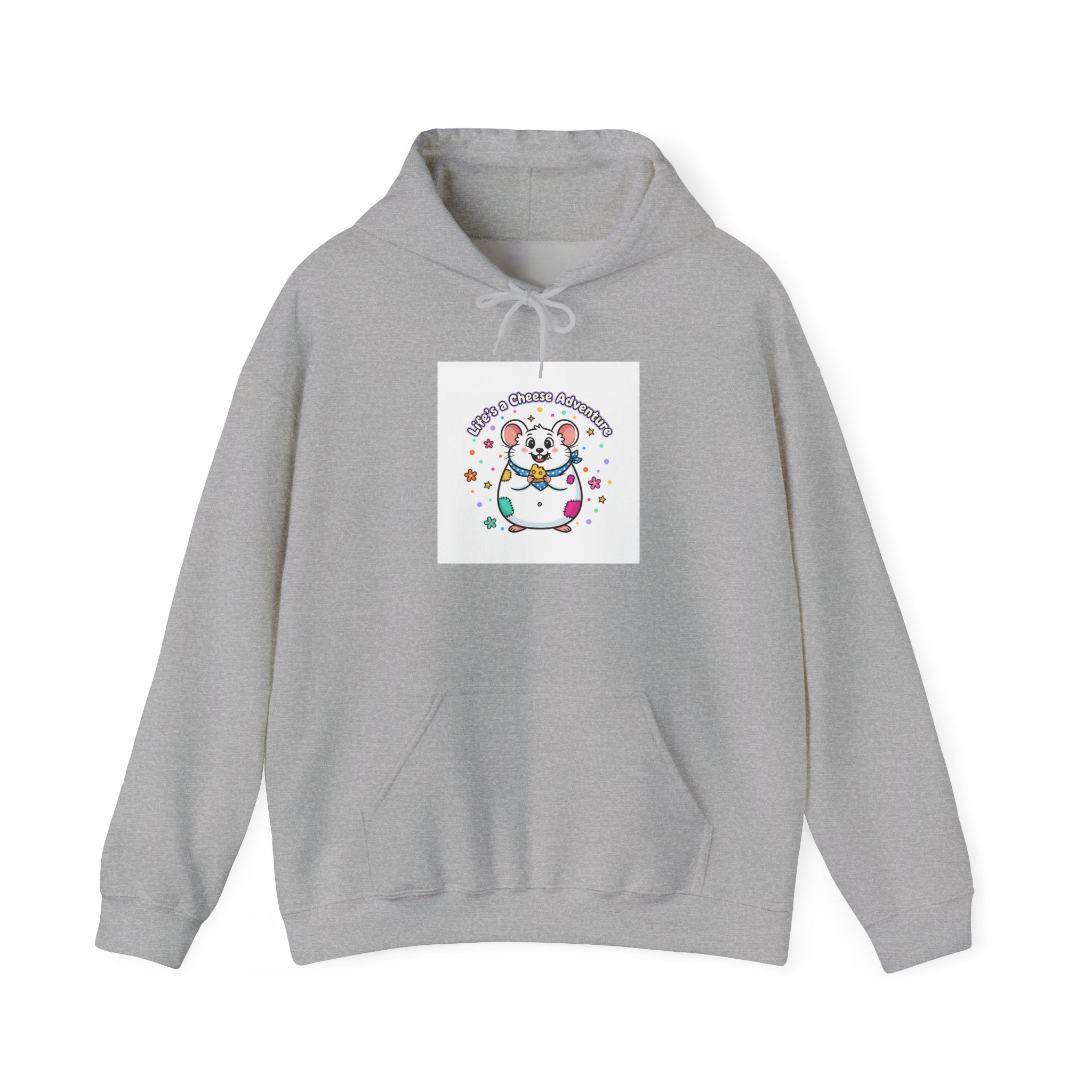 Cheeky Rodent Pride Hoodie | Rodent-Core rat art print, quirky animal design