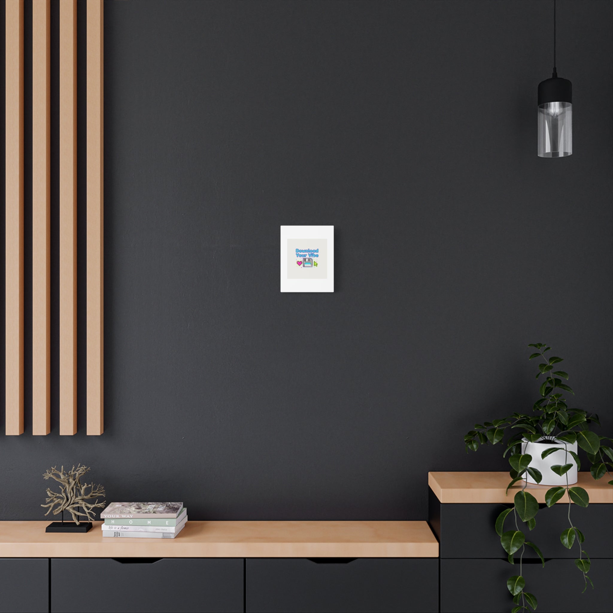 Download Your Vibe Canvas | Y2K Retro Tech, Pixel Floppy Disk Poster