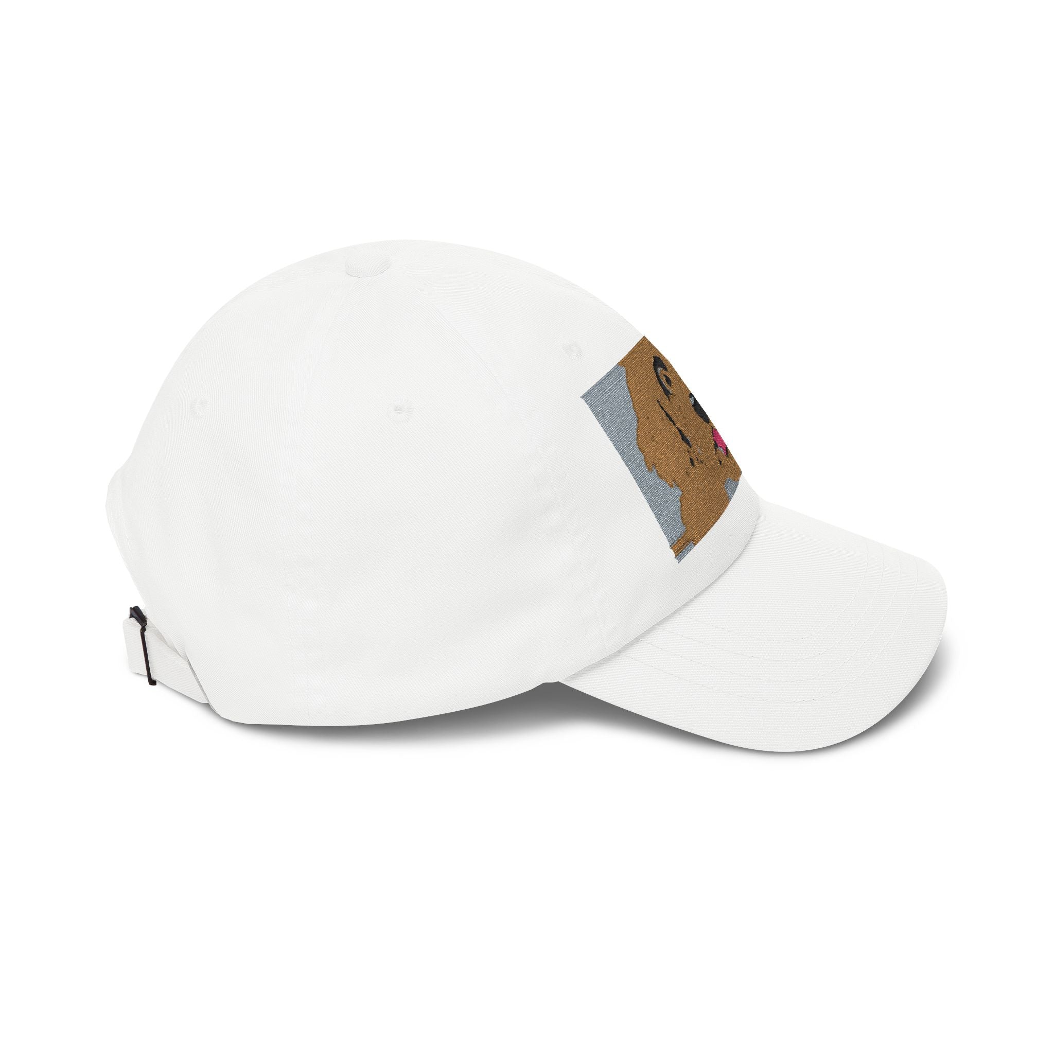 Dad Cap — Happy Golden Retriever Embroidered Patch Hat