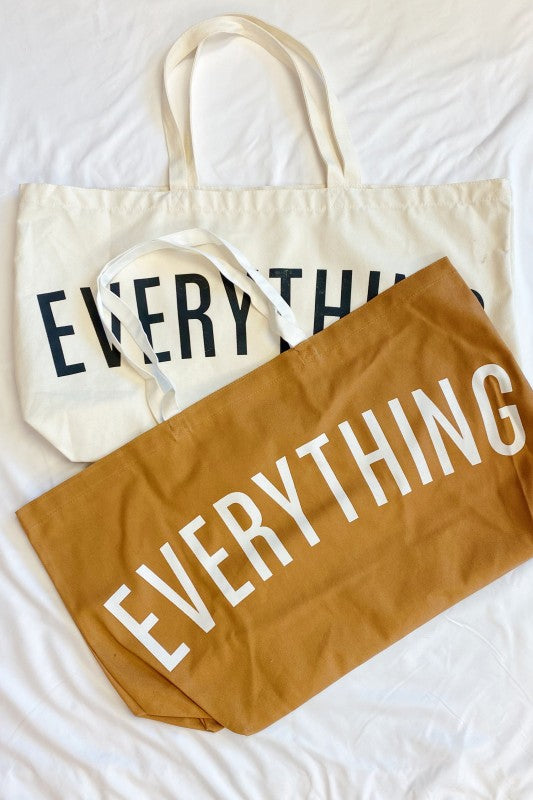 For Everything Canvas Tote – Oversized Everyday Bag