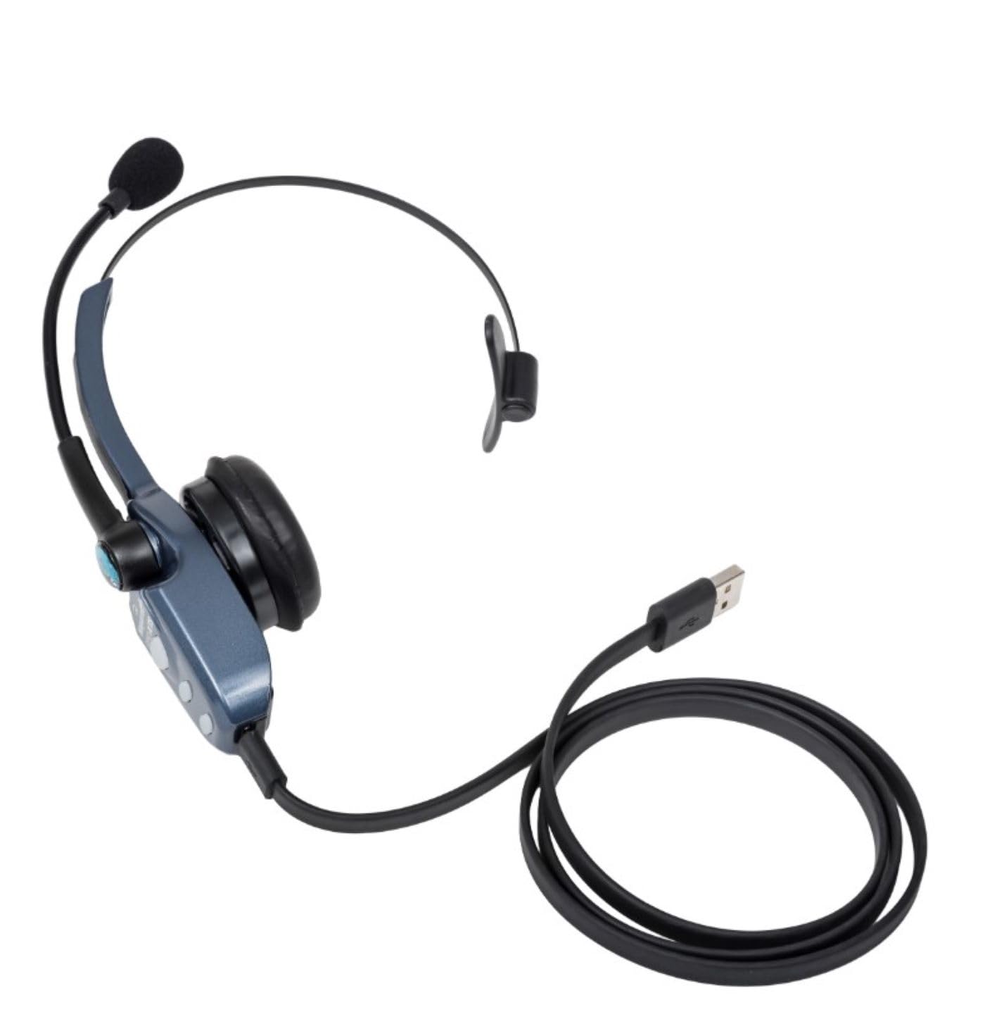 Bluetooth Wireless Headphones 91% Noise Canceling Over Head Trucker Headset with Mic, Lightweight Design with Adjustable Headband, 20 hrs