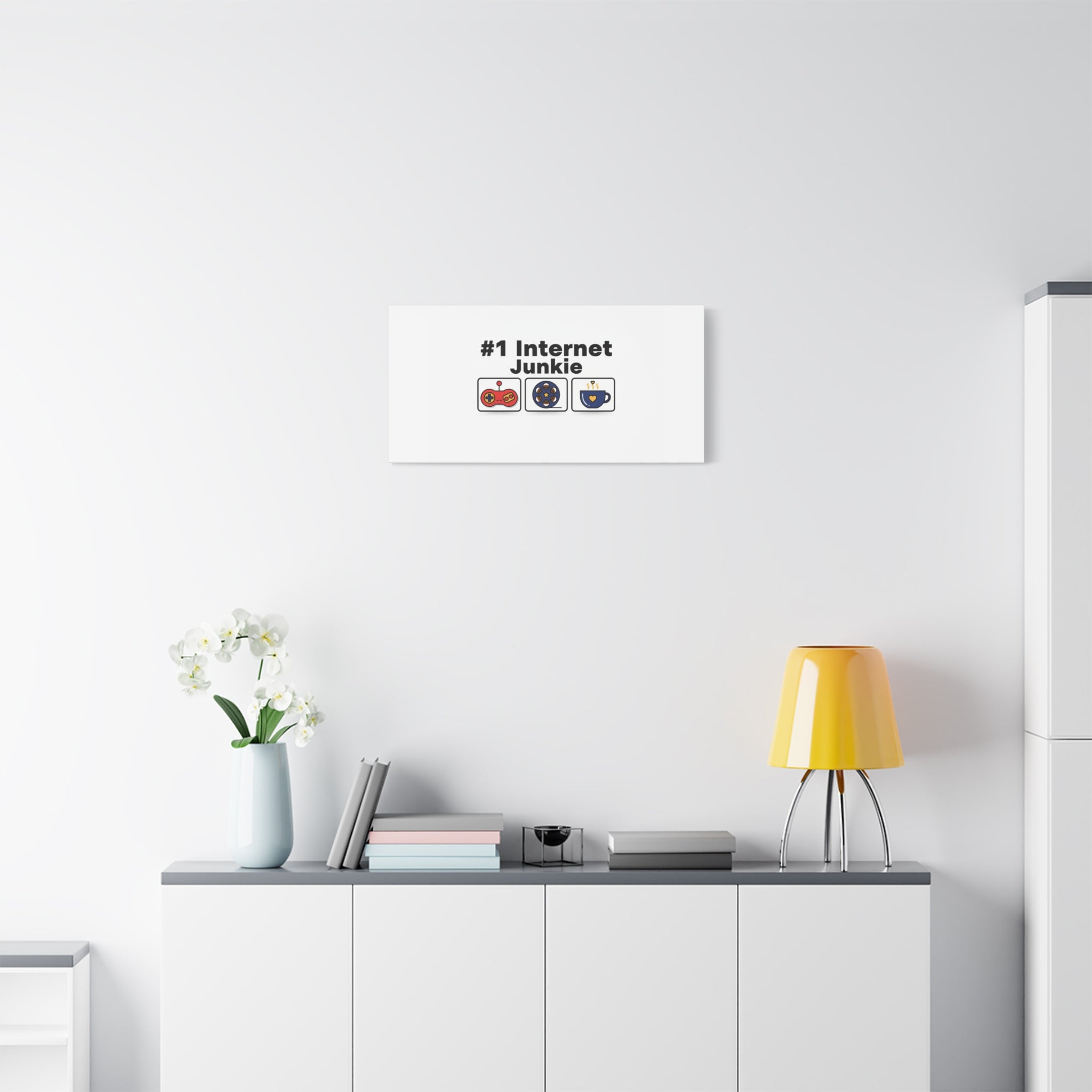 #1 Internet Junkie Matte Canvas | Top-List Ranking Poster