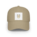 Cute Cat Patch Baseball Cap — Minimalist Kitten Embroidered Hat