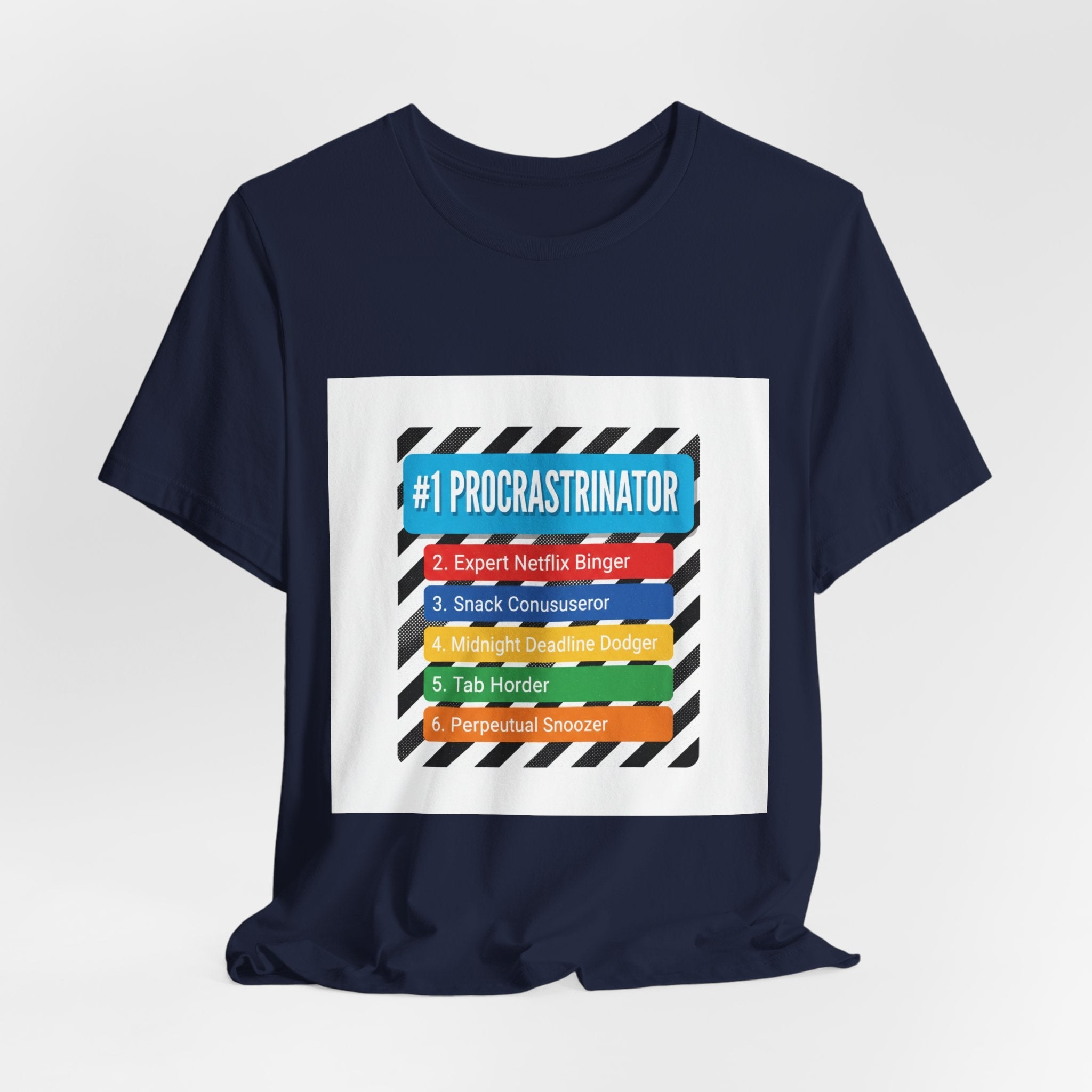 #1 Procrastinator Tee | Top-List Graphic, List Lover Shirt