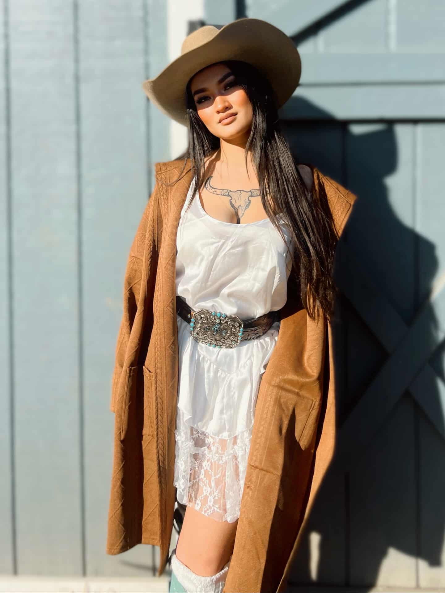 Collared Button-Up Drop Shoulder Sweater Coat