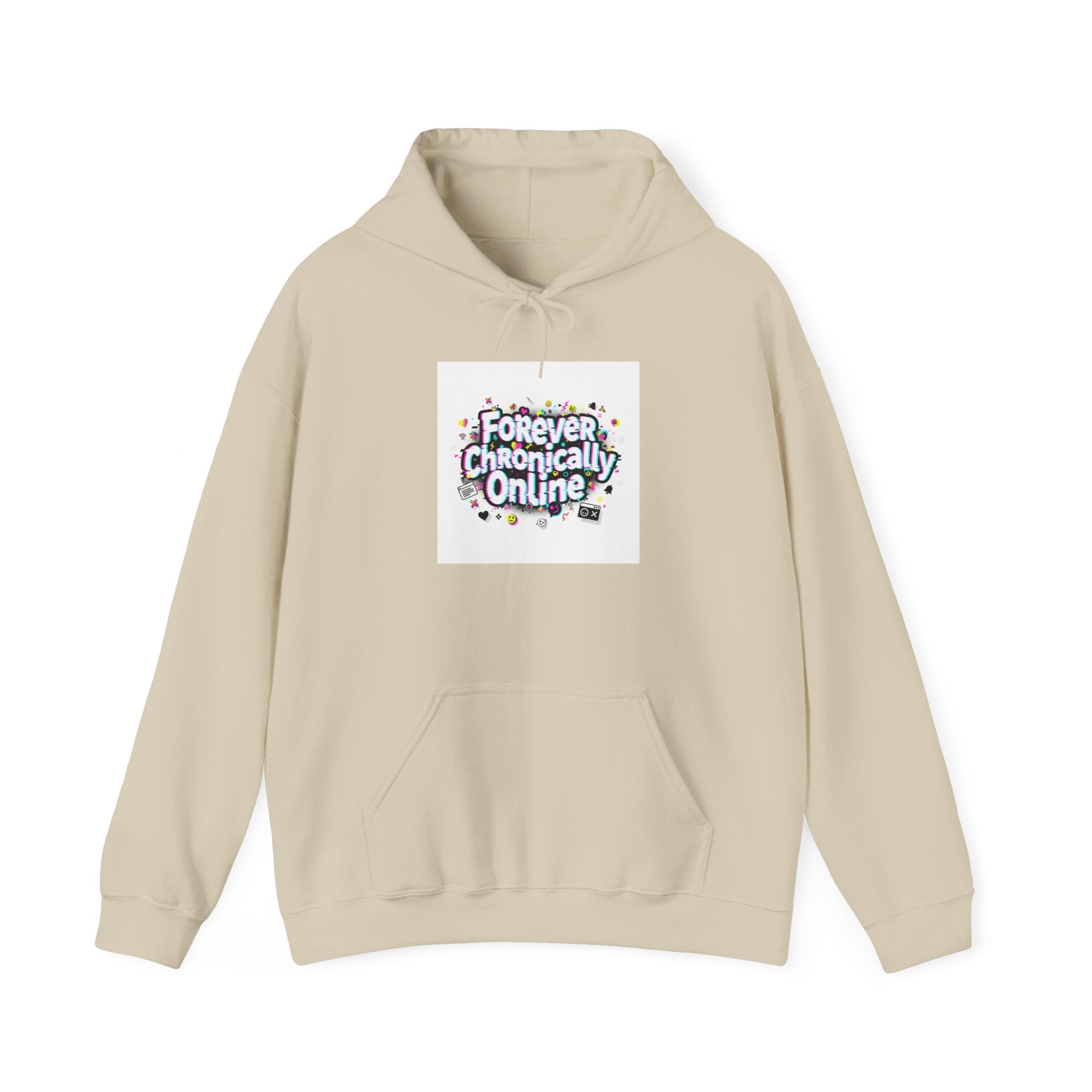 Forever Chronically Online Hoodie | meme shirt, internet slang