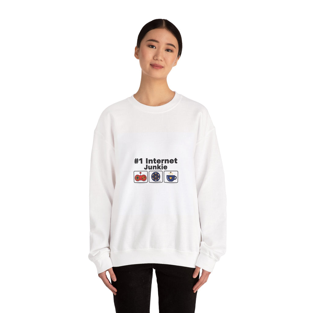 #1 Internet Junkie Sweatshirt | Top-List Ranking Graphic, List Lover Crew