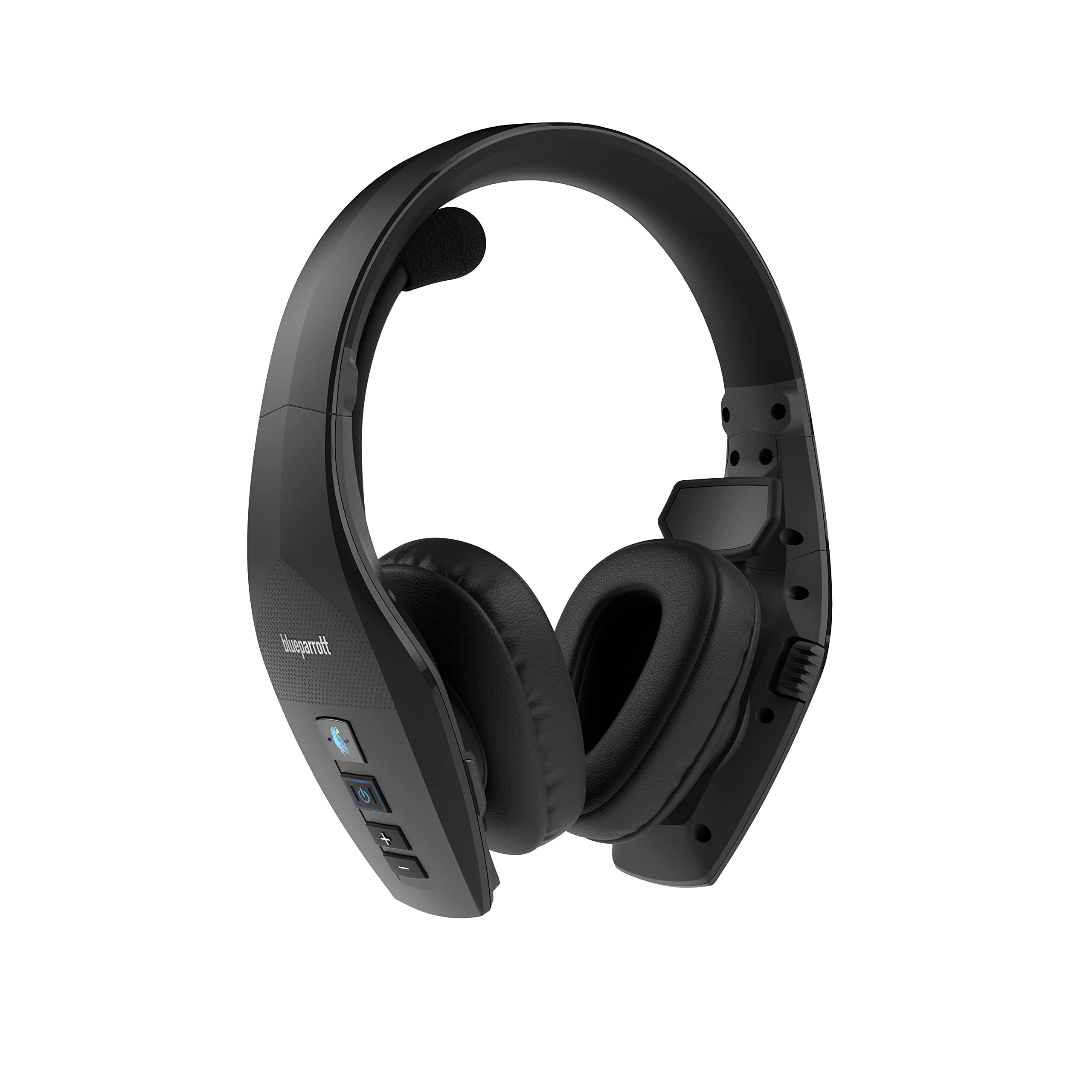 Bluetooth Wireless Headphones 91% Noise Canceling Over Head Trucker Headset with Mic, Lightweight Design with Adjustable Headband, 20 hrs