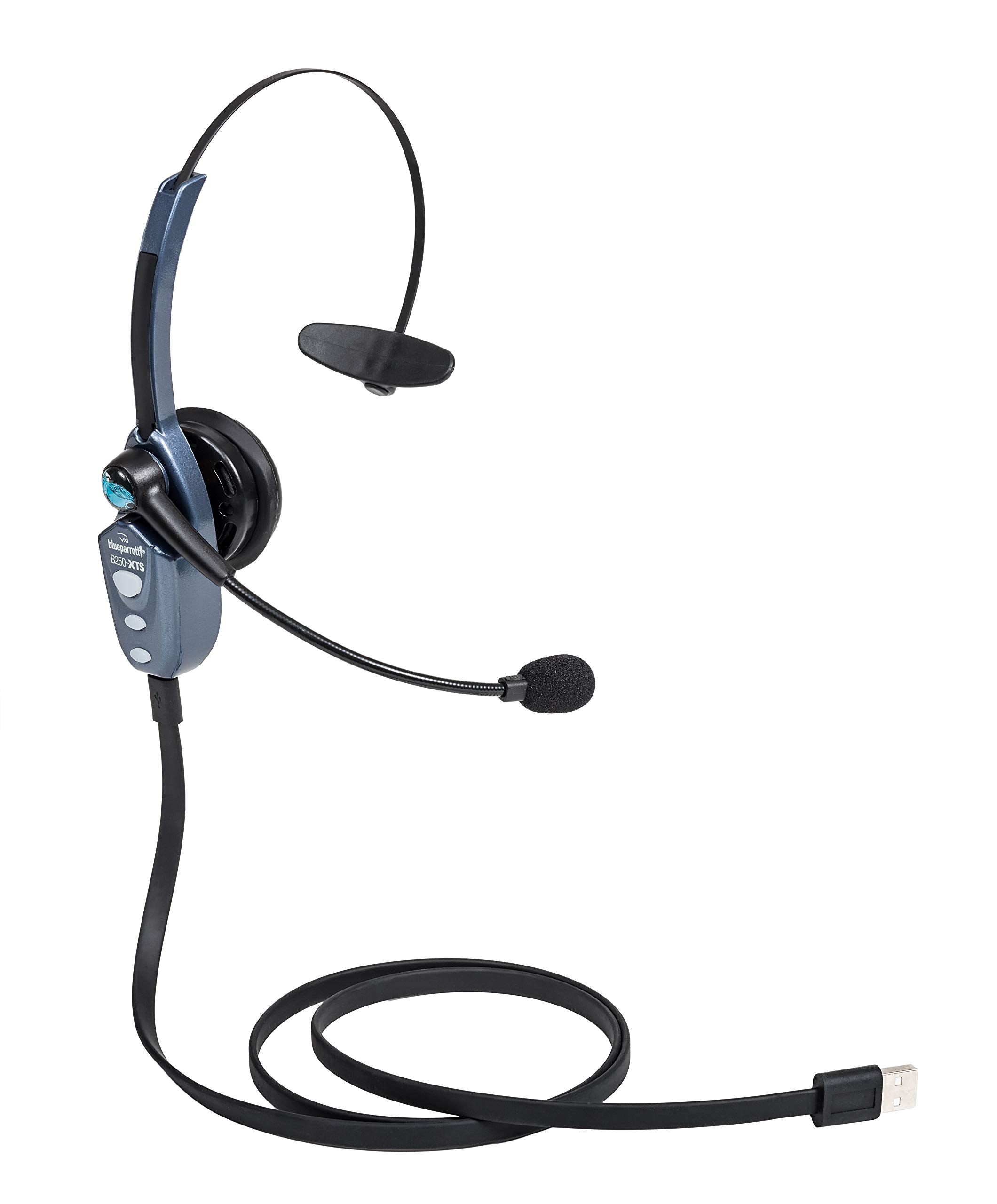Bluetooth Wireless Headphones 91% Noise Canceling Over Head Trucker Headset with Mic, Lightweight Design with Adjustable Headband, 20 hrs