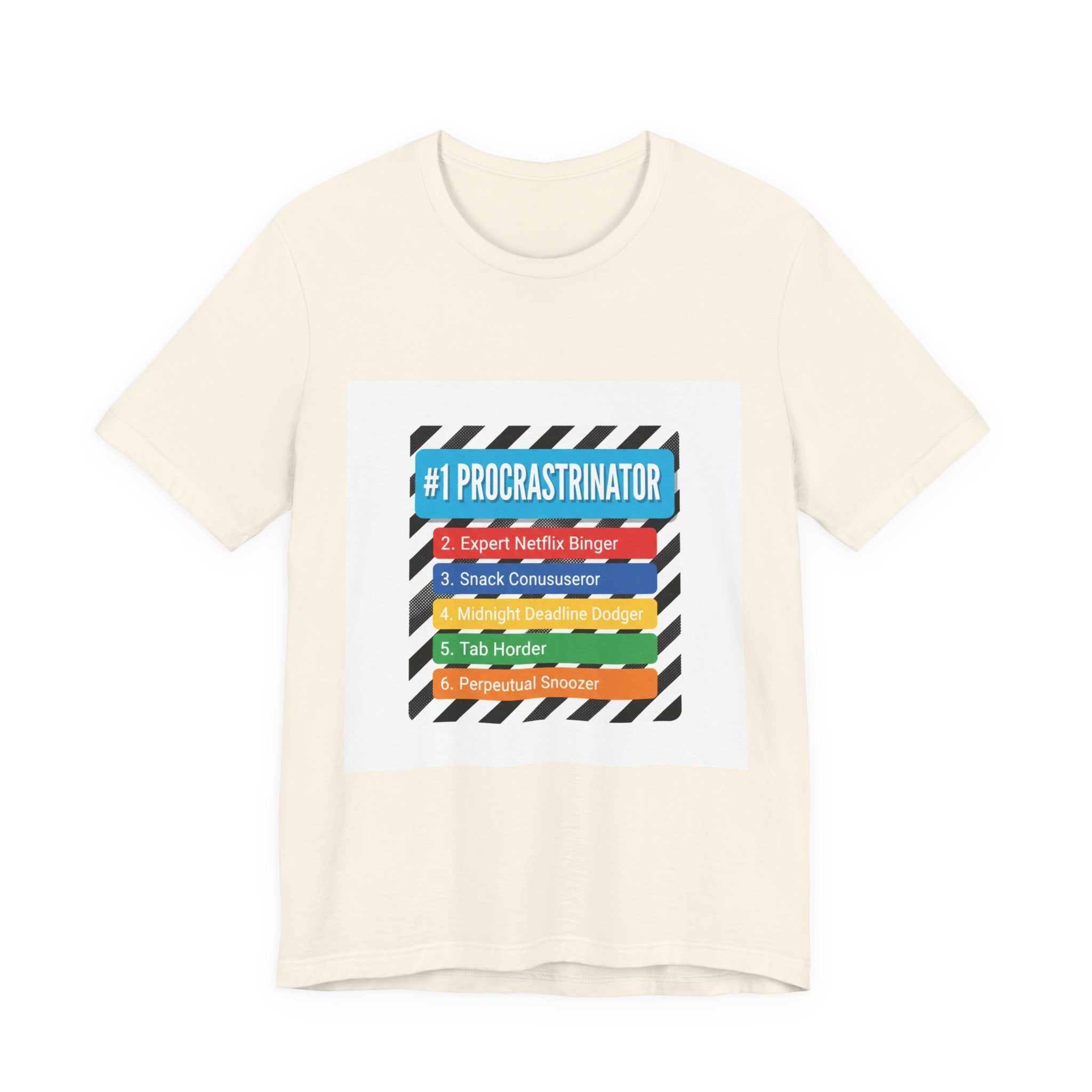 #1 Procrastinator Tee | Top-List Graphic, List Lover Shirt