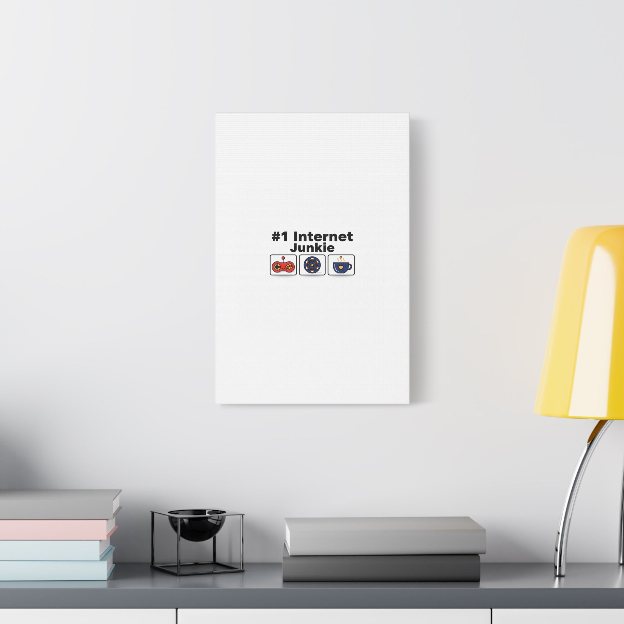 #1 Internet Junkie Matte Canvas | Top-List Ranking Poster
