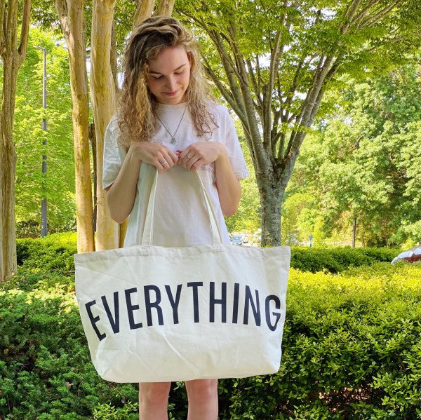 For Everything Canvas Tote – Oversized Everyday Bag