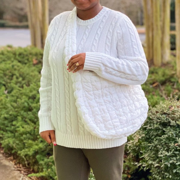 Carry All Quilted Crossbody Bag – Lightweight Everyday Tote