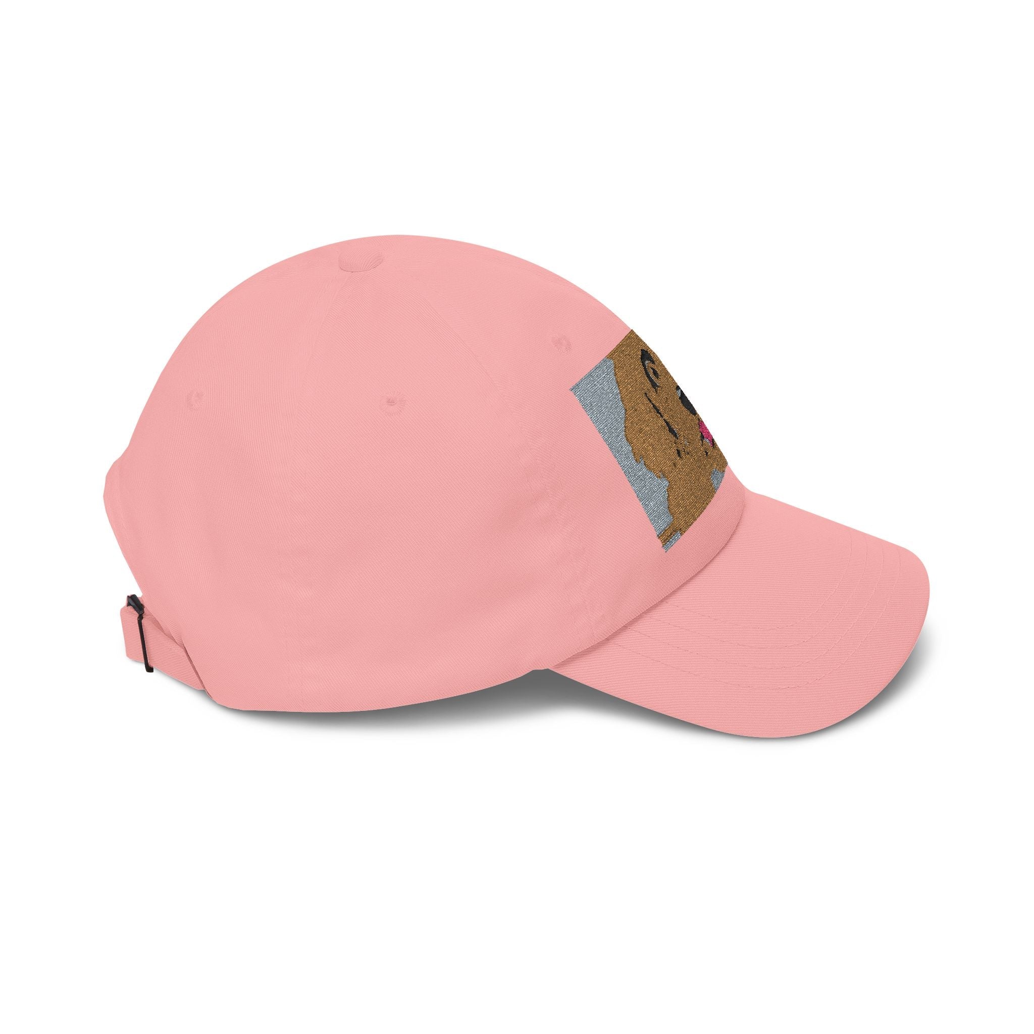 Dad Cap — Happy Golden Retriever Embroidered Patch Hat