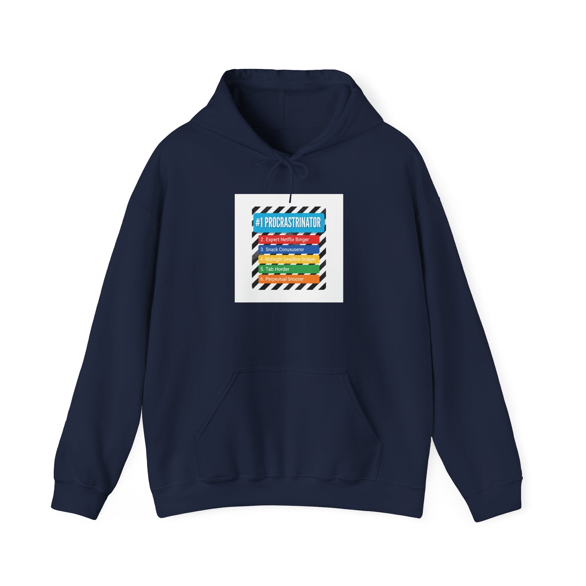 #1 Procrastinator Hoodie | Top-List Ranking Graphic, List Lover Apparel